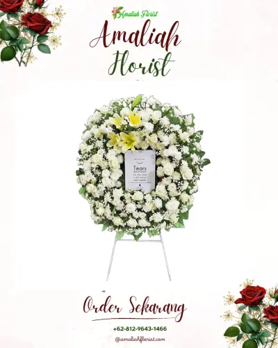 Krans Bunga Duka Cita di Kalanganyar